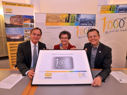 Papenburg unterzeichnet Vertrag als Platinsponsor für "1.000 Jahre Leipzig"