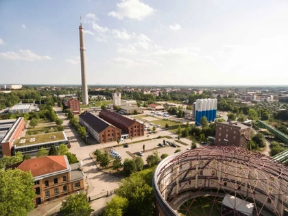 170-Meter-Schornstein auf Stadtwerke-Gelände Leipzig Südost wird gesprengt
