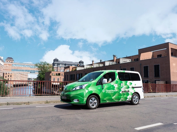 CleverShuttle in Leipzig: Nissan Evalia, Foto: GHT Mobility GmbH