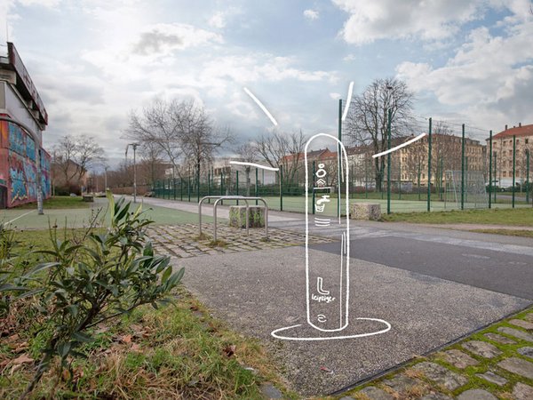 Auch der Stadtteilpark Rabet erhält durch die Online-Abstimmung einen Trinkbrunnen. Foto: Leipziger Gruppe