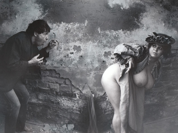 Foto: Jan Saudek, At the Waterfront, Prag, 1986