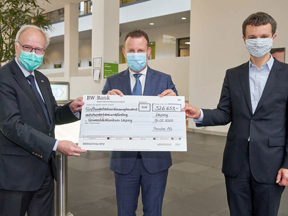 Porsche spendet an Leipziger Einrichtungen Porsche spendet an Leipziger Einrichtungen