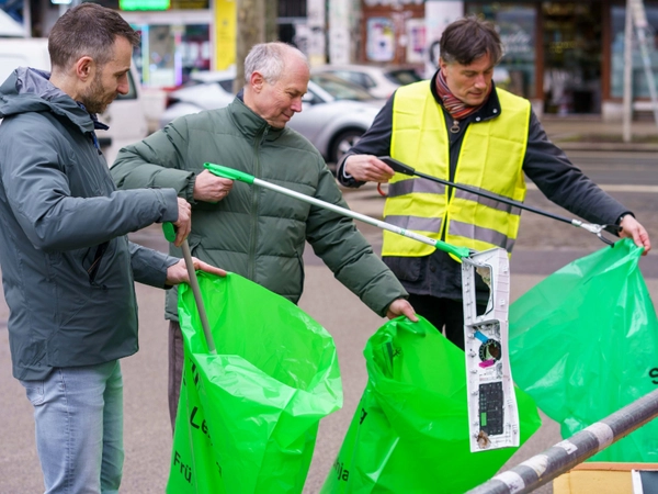Frühjahrsputz 2026 im Rabet eröffnet, Foto: Stadtreinigung Leipzig