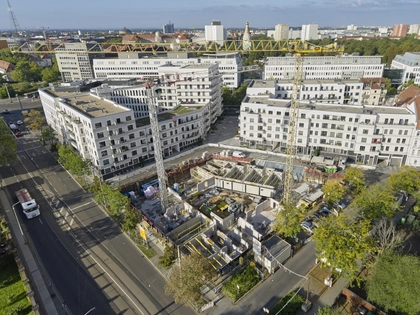 Grundsteinlegung: In der Judith-Auer-Straße entstehen 97 LWB Wohnungen für unterschiedliche Zielgruppen