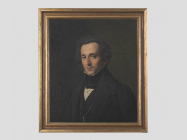  Porträt von Felix Mendelssohn Bartholdy, unbezeichnet Hildebrandt, Theodor (Maler) 1834, Leinwand Inv.-Nr.: XIX/9, Foto: Helga Schulze Brinkop