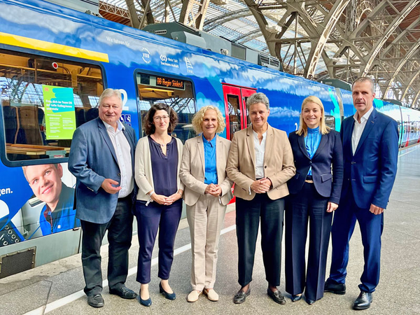 Tag der Schiene in Leipzig, Foto: EVG Eisenbahn- und Verkehrsgewerkschaft