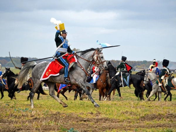 Gefechtsdarstellung 1813, Foto: Andreas Schmidt