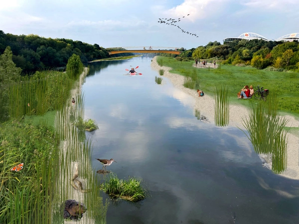 Elsterbecken, Foto: Ökolöwe - Umweltbund Leipzig e.V.