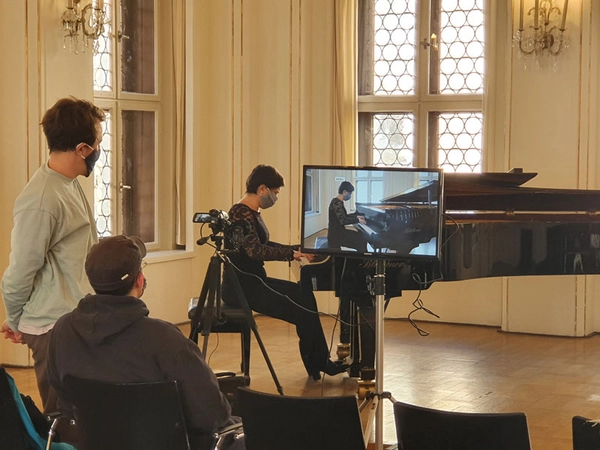 Digitale Klangpause in der Alten Börse, Foto: Stadtgeschichtliches Museum Leipzig