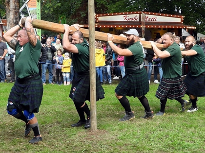 Region Leipzig: 25. Internationale Highland Games in Trebsen