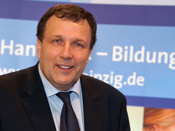 Präsident der Handwerkskammer zu Leipzig: Claus Gröhn, Foto: www.foto-zentrum-leipzig.de