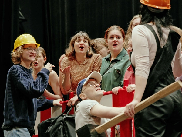 Operette „Moskau, Tscherjomuschki“ (Probenfoto), Foto: Yannic Borchert / HMT Leipzig