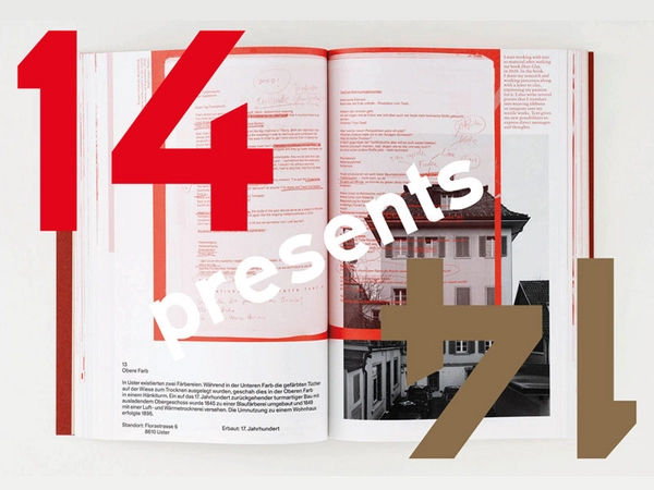 Goldene Letter 2025: Stéphanie Baechler. Forget Me Not / Vergissmeinnicht / Building Fictions, Amsterdam, 2024 (Detail S./p. 160/161). Credit: hesign, Foto: Bo He