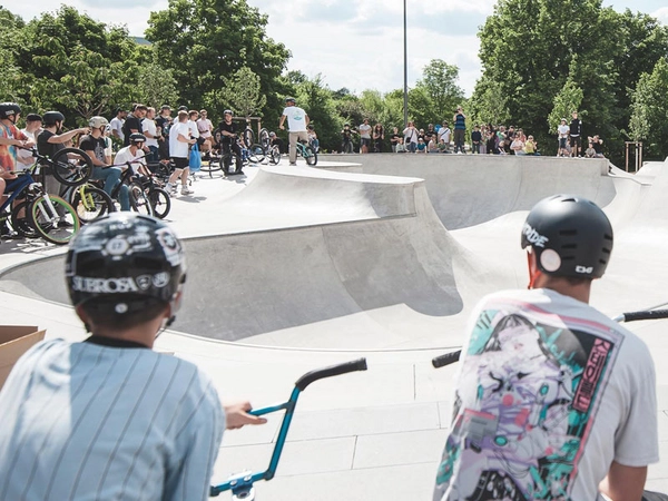 Skatepark "Parkallee" in Leipzig-Grünau, Foto: Heizhaus