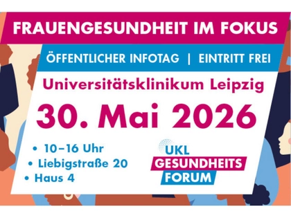 UKL-GesundheitsForum: Frauengesundheit im Fokus – von jungen Jahren bis ins Alter