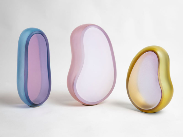 Die Modular Shapes des Glaskünstlers Jonas Niedermann auf der GRASSIMESSE Leipzig, Foto: Caeciliie Philipa Vibe Pedersen