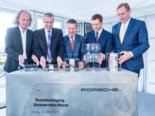 Porsche legt den Grundstein für weiteres Wachstum in Leipzig, Foto: Porsche AG