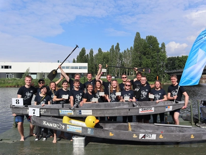 HTWK-BetonkanuTeam in den Niederlanden erfolgreich