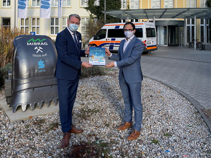 Höfe am Brühl spenden ihre Adventskalender an Sana Kliniken Leipziger Land und Universitätsklinikum Leipzig