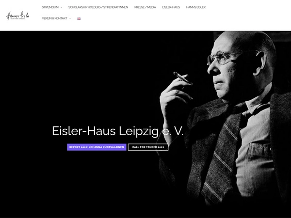 Internetseite des Eisler-Haus-Leipzig e.V.