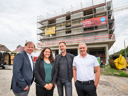 Richtfest An der Märchenwiese: Konsum Leipzig schafft Wohnraum