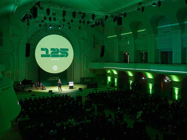„125 Jahre DFB“ in der KONGRESSHALLE am Zoo Leipzig, Foto: Leipziger Messe