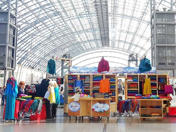 Wolle-Fest & Stoffmesse in der Glashalle, Foto: Leipziger Messe