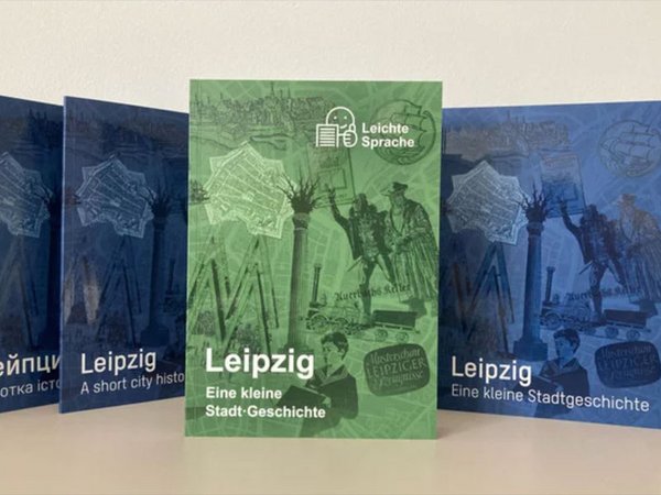 Jetzt auch in Leichter Sprache erhältlich: Leipzig. Eine kleine Stadtgeschichte, Foto: Stadt Leipzig 