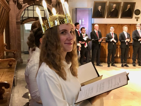 Konzertchor Leipzig gestaltet stimmungsvolles Lucia-Fest im Alten Rasthaus, Foto: Uwe Buchheim