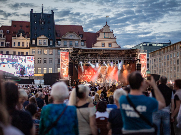  Bachfest Leipzig: BachStage auf dem Leipziger Markt, Foto: Bachfest Leipzig / Emanuel Mathias