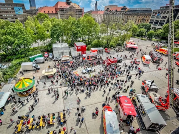 Florianstag bei der Leipziger Feuerwehr, Foto: Stadt Leipzig
