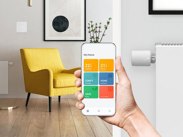 Smartes Heizkörper-Thermostat und Smartes Thermostat Lifestyle, Foto: tado