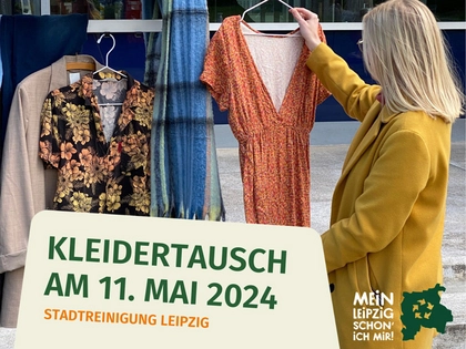 Frühlingskleidertausch der Stadtreinigung Leipzig