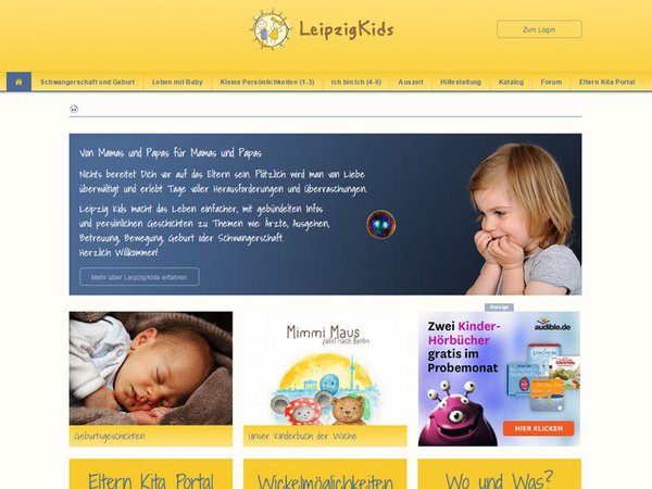 Kinder-Eltern-Kita-Portal für Leipzig