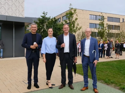 Einweihung des neuen Bildungscampus am Lene-Voigt-Park
