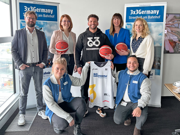 Die Deutsche Bahn lädt zum 3x3 Streetball-Event am Leipziger Hauptbahnhof, Foto: UGW Communication GmbH