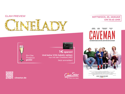 Moritz Bleibtreu ist „Caveman“: Die CineLady-Preview im Cinestar Leipzig