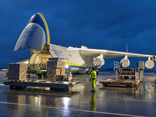 Antonow AN-225: das größten Flugzeug der Welt, Foto: Flughafen Leipzig/Halle