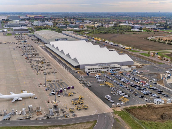 Amazon Air Luftfrachtzentrum am Flughafen Leipzig-Halle, Foto: Amazon