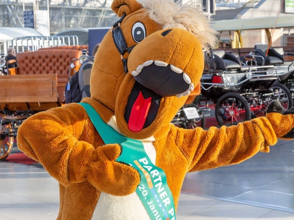 Maskottchen: Pferdinand, Foto: Leipziger Messe 