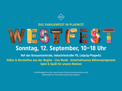 WESTFEST N°5 – Konsum Leipzig lädt zum bunten Familienfest