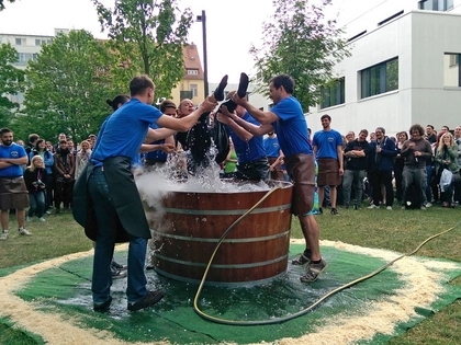 30 Jahre HTWK Leipzig: Es wird wieder gegautscht