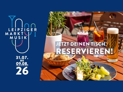 LEIPZIGER MARKT MUSIK 2026: Jetzt Plätze bei fairgourmet reservieren