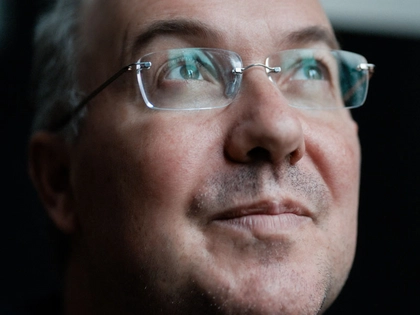 Alain Damasio in der Stadtbibliothek Leipzig
