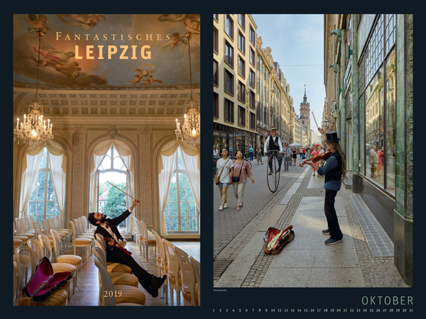 Fotokalender Fantastisches Leipzig 2019, Quelle: Edition Liebich Fotokalender Fantastisches Leipzig 2019, Quelle: Edition Liebich