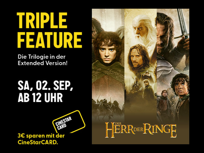 Das „Herr der Ringe“-Triple Feature in der Extended Version im CineStar Leipzig