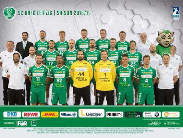 SC DHfK Leipzig Saison 2018/2019, Foto: Rainer Justen