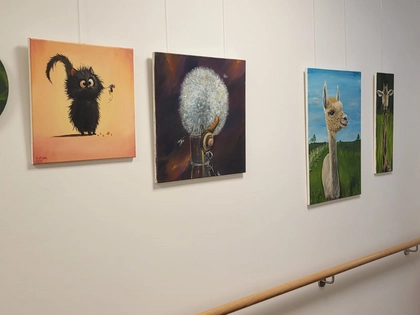Kunst im Hospiz - Ausstellungseröffnung „Farbreise“ im Hospiz ADVENA Leipzig