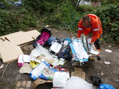 Erste Abfallsammelaktion der Stadtreinigung Leipzig war toller Erfolg