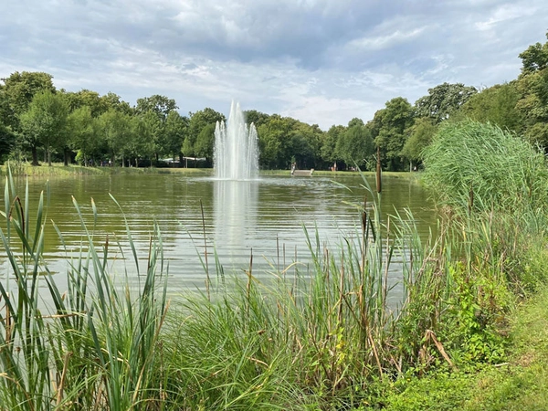 Fontäne im Clara-Zetkin-Park in der Anton-Bruckner-Allee, Foto: Stadtreinigung Leipzig